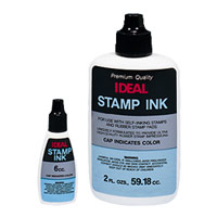 2 OZ. (59cc) BOTTLE REPLACEMENT INK FOR SELF-INKING STAMPS