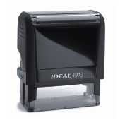 IDEAL 4913 SELF-INKING STAMP W/BLACK CASE 